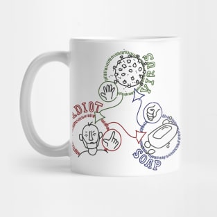 Coronavirus Rock-Paper-Scissors Mug